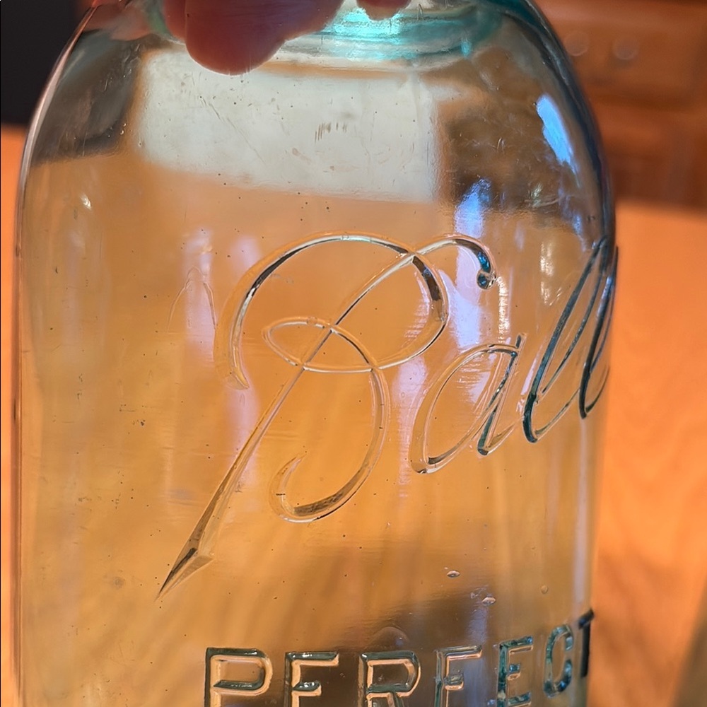 Ball Perfect Mason Quart Size Jars - Blue No. 9&10 - Picture 9 of 12